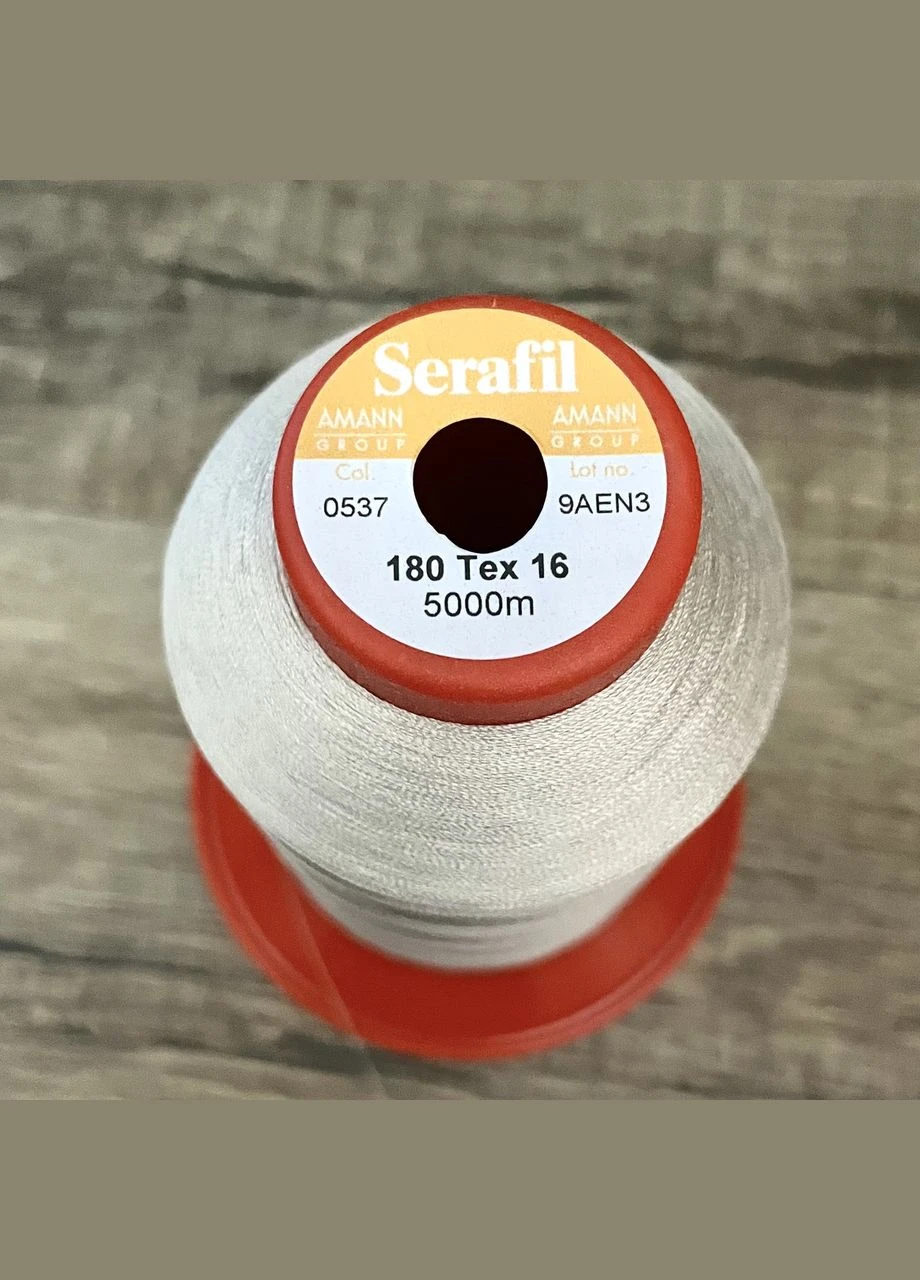 Нитки Serafil Amann 180 5000м 120/2 бежевые AMANN GROUP (334011061)