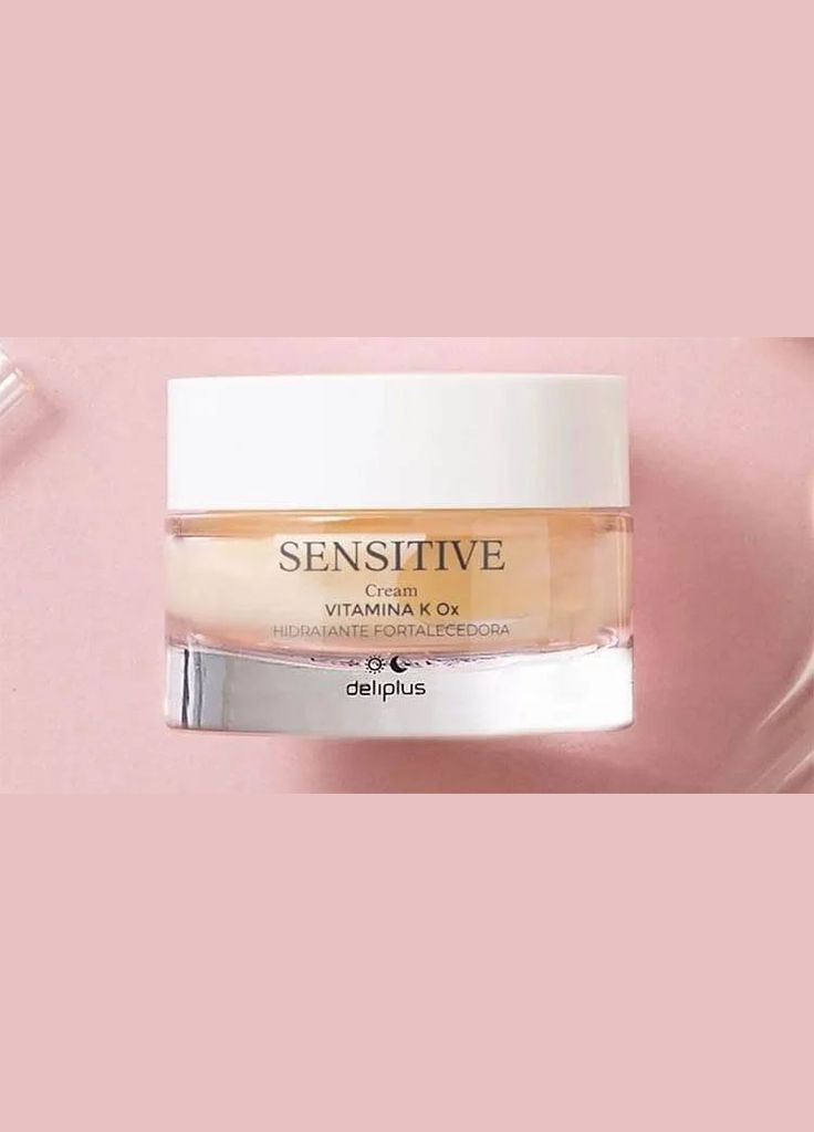 Deliplus Увлажняющий и укрепляющий крем для лица Sensitive с витамином K Ox, 50 мл — Крем, Испания (329899596)