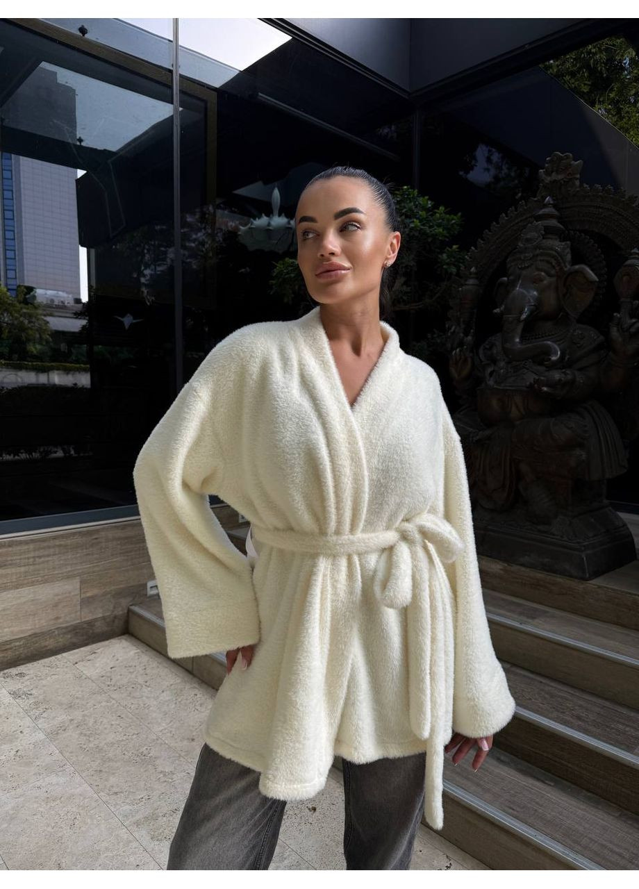 Молочный демисезонный кардиган MonCher