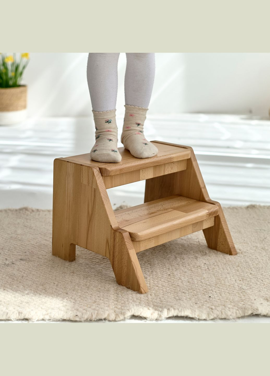 Дитяча підставка-сходинка для кухні та ванної з бука Tatoy (292312769)