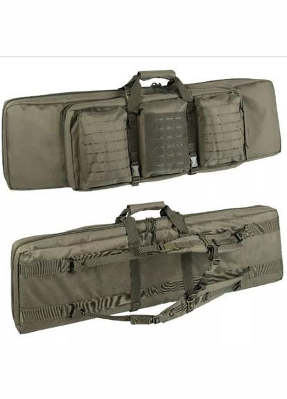 Сумка для зброї ТРАНСПОРТУВАЛЬНА RIFLE CASE DOUBLE OLIVE 16193401 Mil-Tec (305743231)