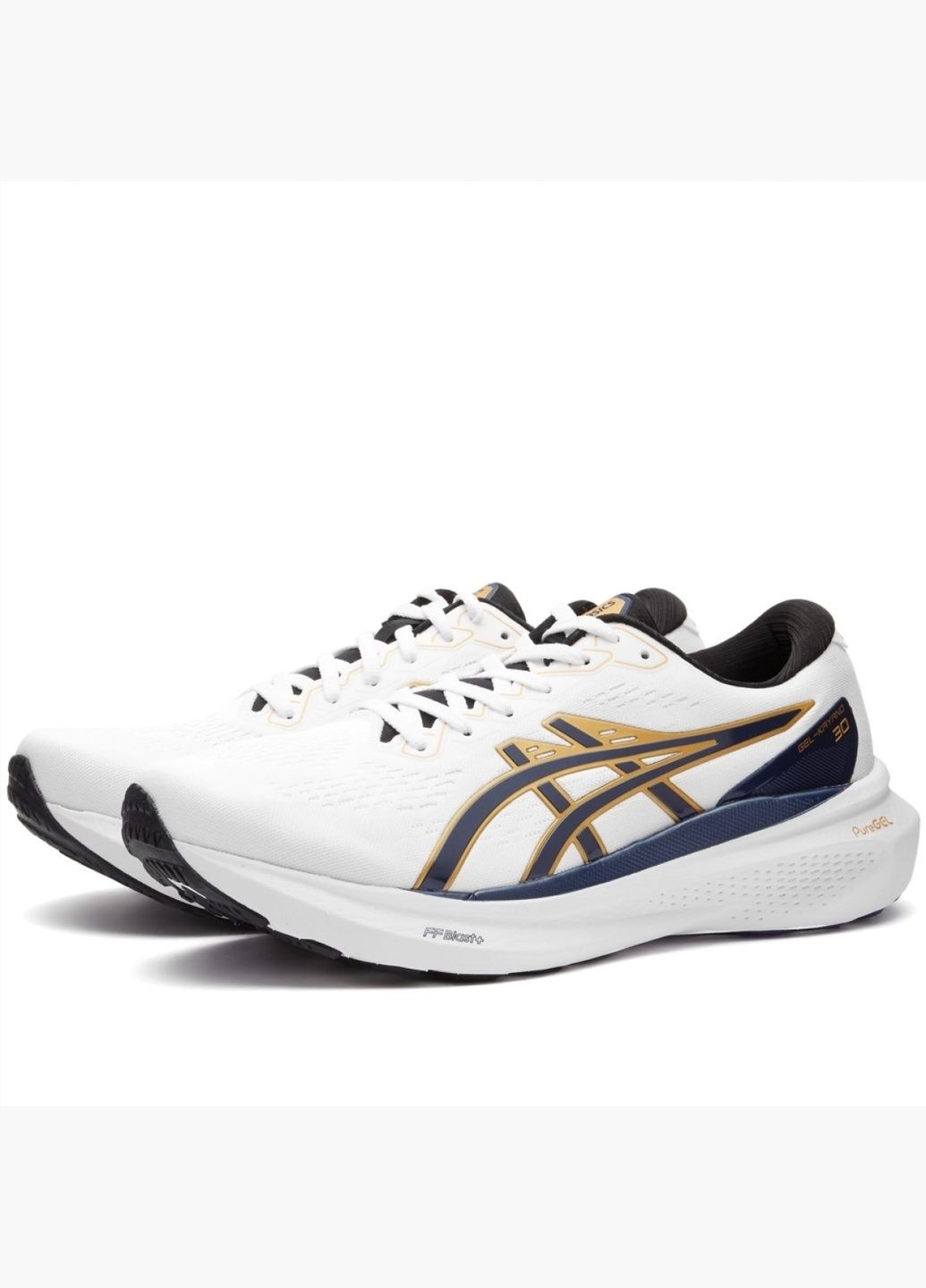Белые демисезонные кроссовки мужские running gel-kayano 30th anniversary white 1011b764-100 Asics