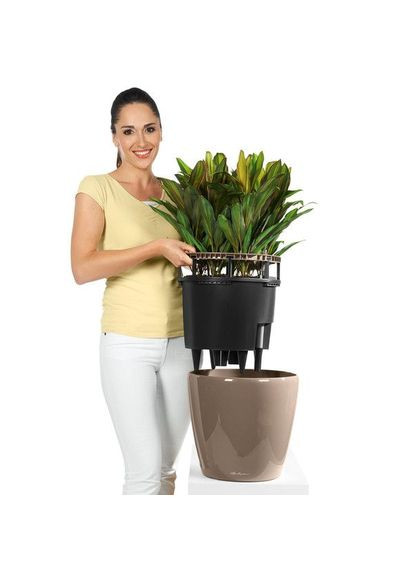 Разумный вазон Classico Premium LS 28 6,7 л белый 16040 Lechuza (316614675)