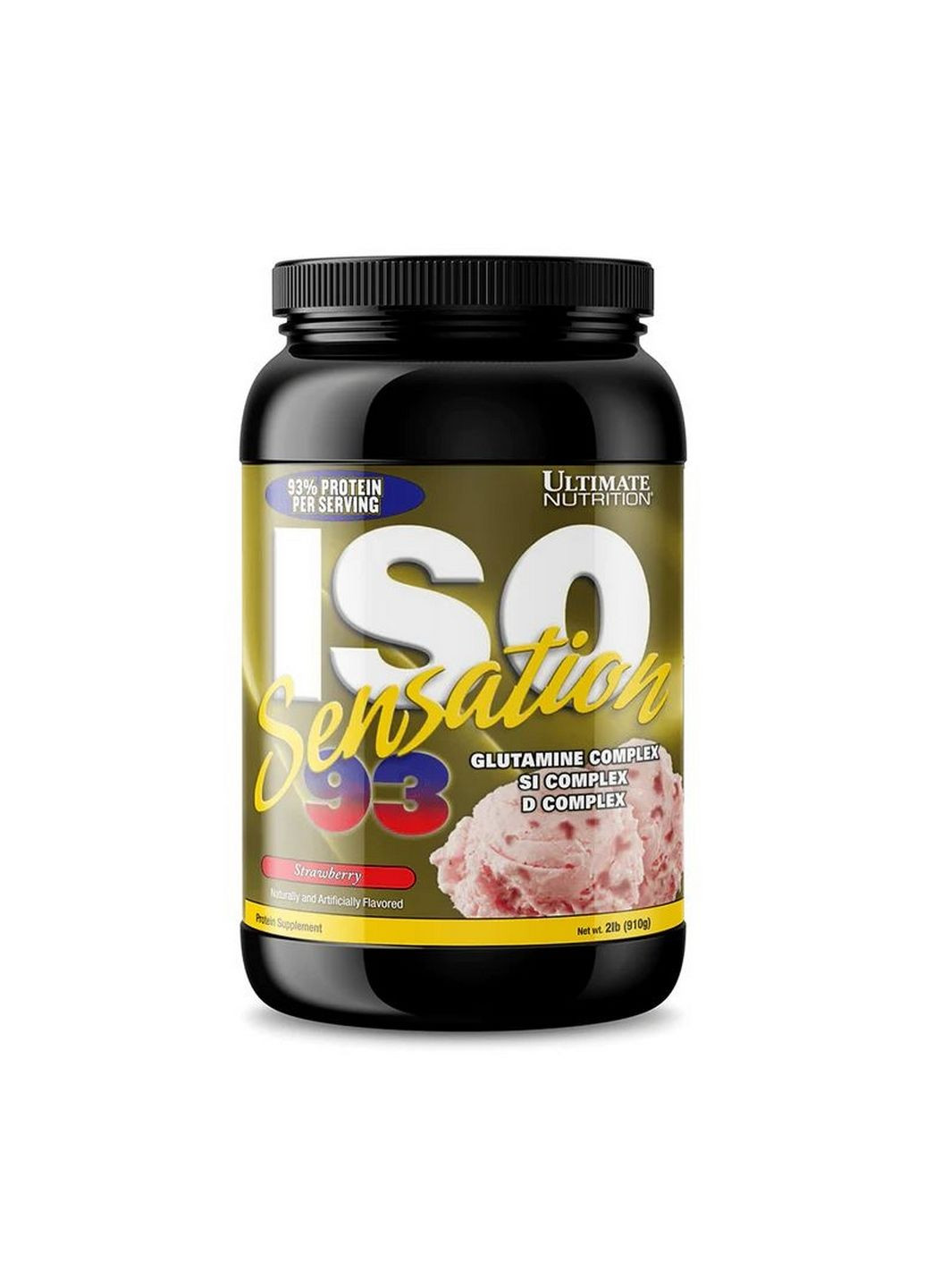 Протеин Iso Sensation, 908 грамм Клубника Ultimate Nutrition (293340875)