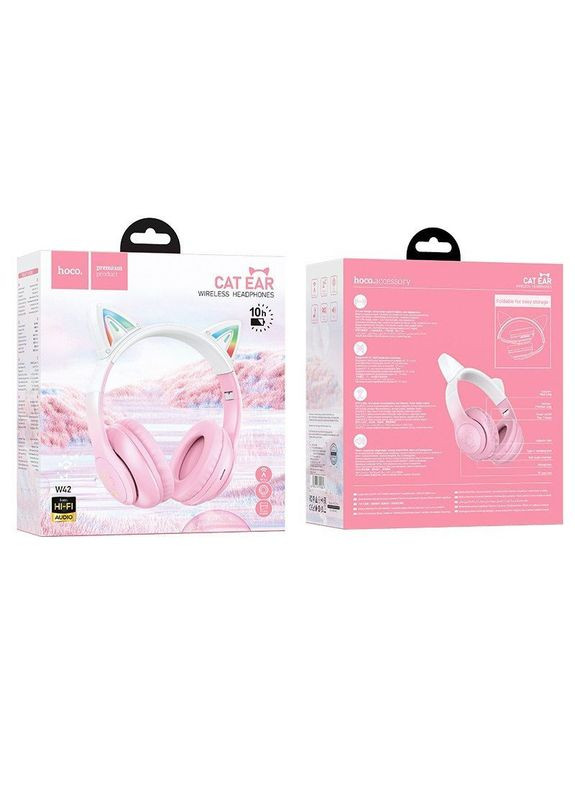 Накладные беспроводные наушники W42 Cat Hoco (369668091)