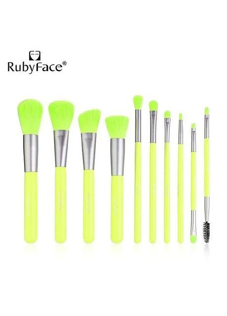 Набор 10 кистей Neon от Ruby Face, No Brand (304055833)