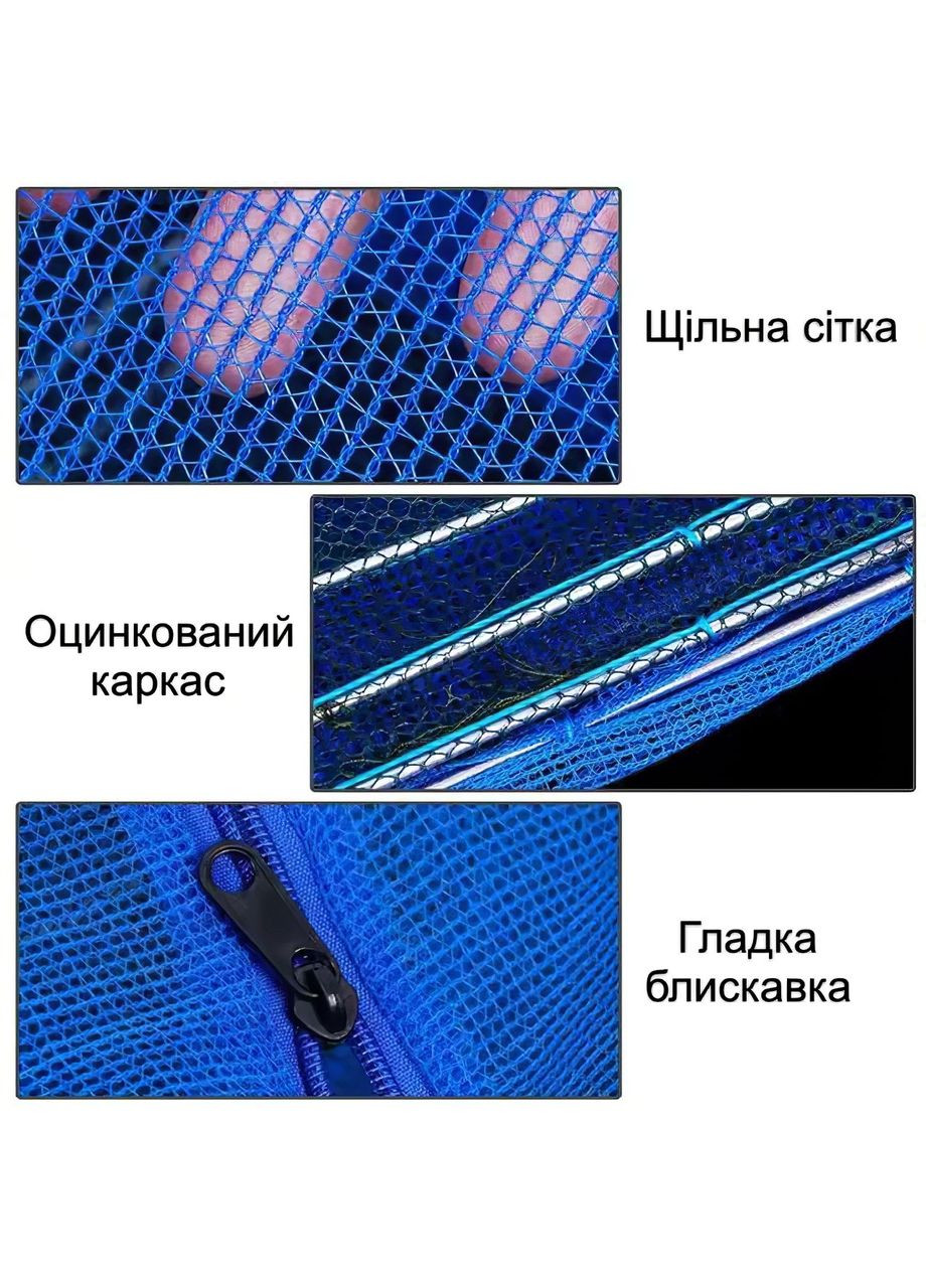 Сетка складная подвесная сушилка компактная с молнией 5 ярусов для сушки рыбы, овощей, грибов и фруктов 100×50×50 см No Brand (361161772)