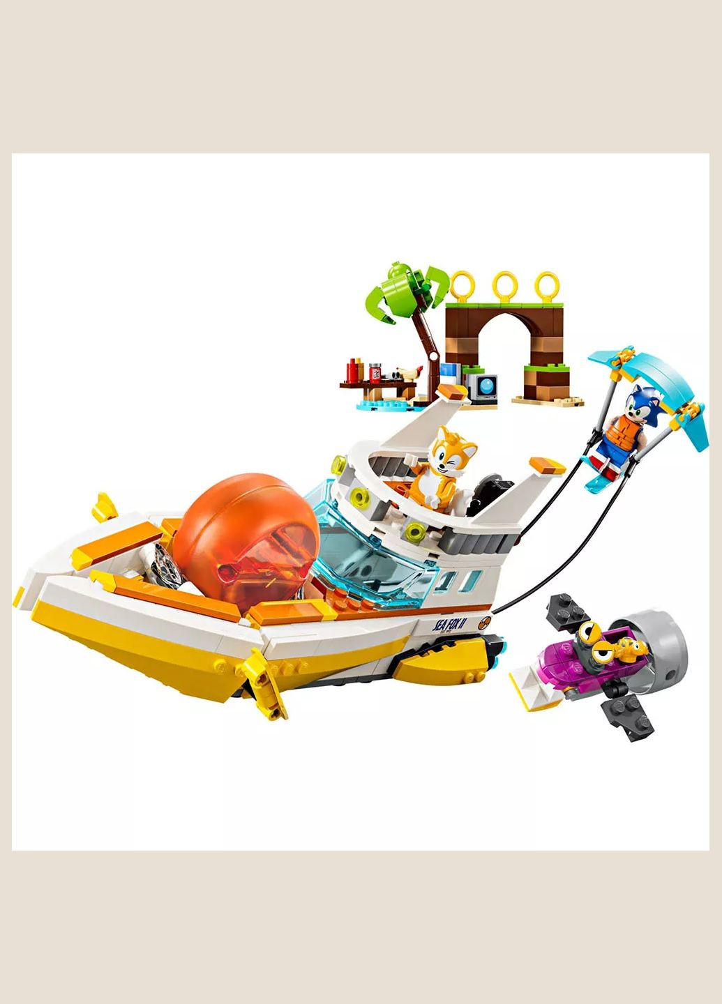 Конструктор Sonic The Hedgehog Човен пригод Тейлза (76997) Lego (333252415)