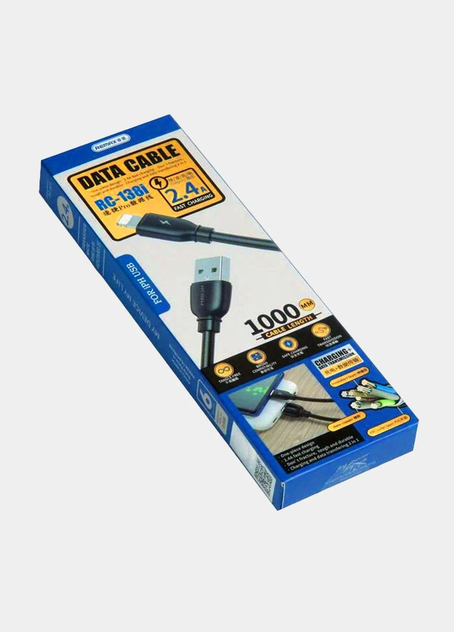 Кабель Lightning Suji Pro data cable RC-138i |1m, 2.4A| Remax (311481334)