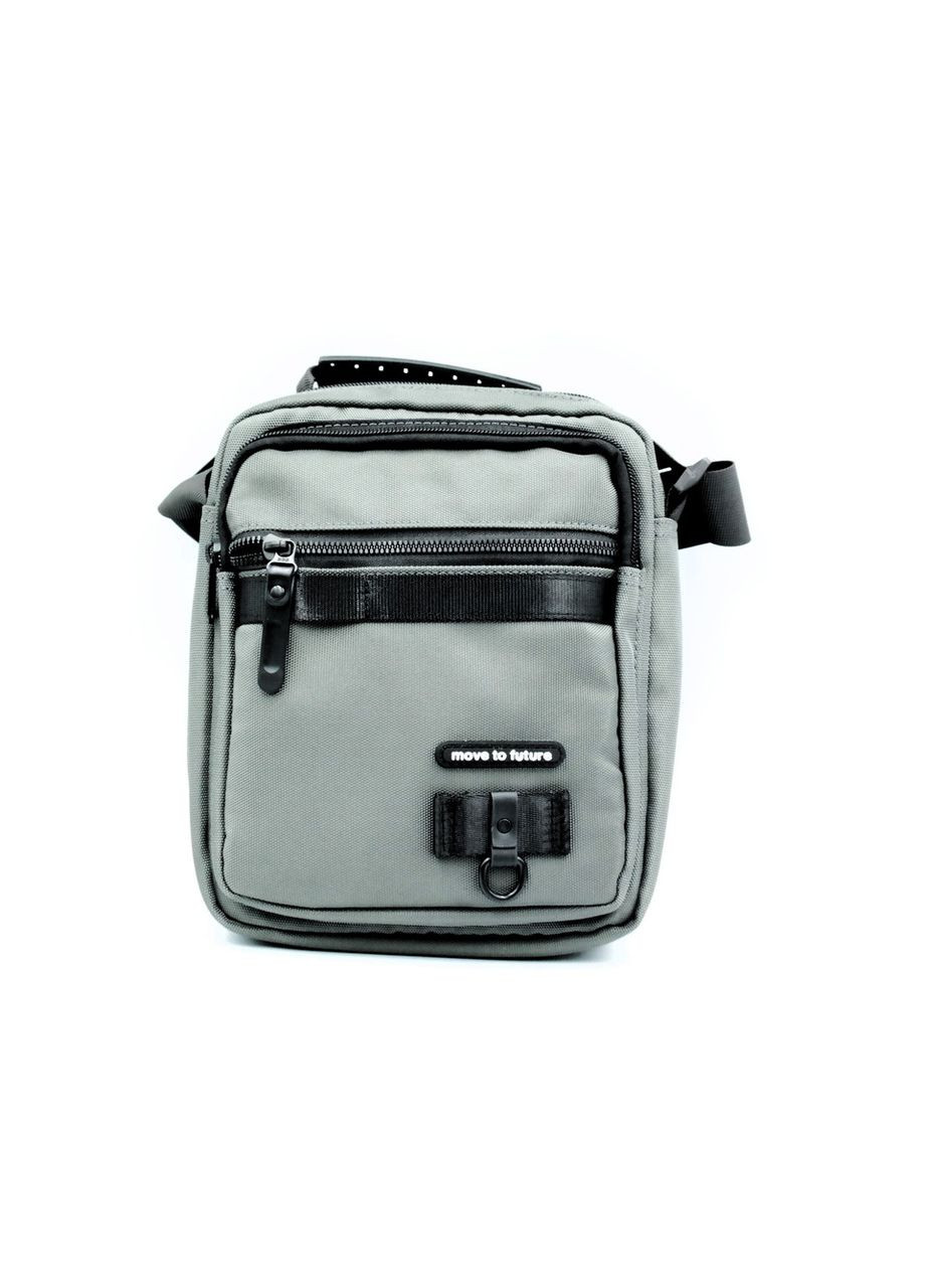 Сумка кросс-боди Серая водонепроницаемая через плечо для женщин и мужчин повседневная дорожная ProDobro (364671856)