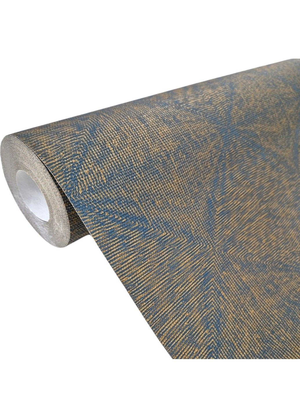 Виниловые обои 10.05 × 1.06 м 30882, глубокий синий с золотистым узором для спальни, гостиной,прихожей MARBURG (339111422)