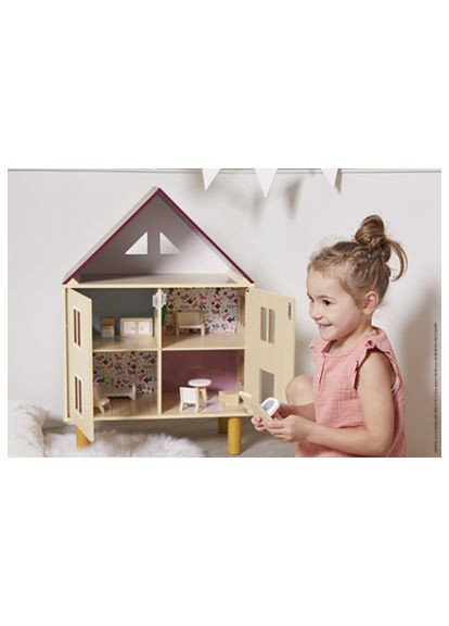 Ігровий набір (J06617) Janod Ляльковий будинок трьоповерховий (364659930)