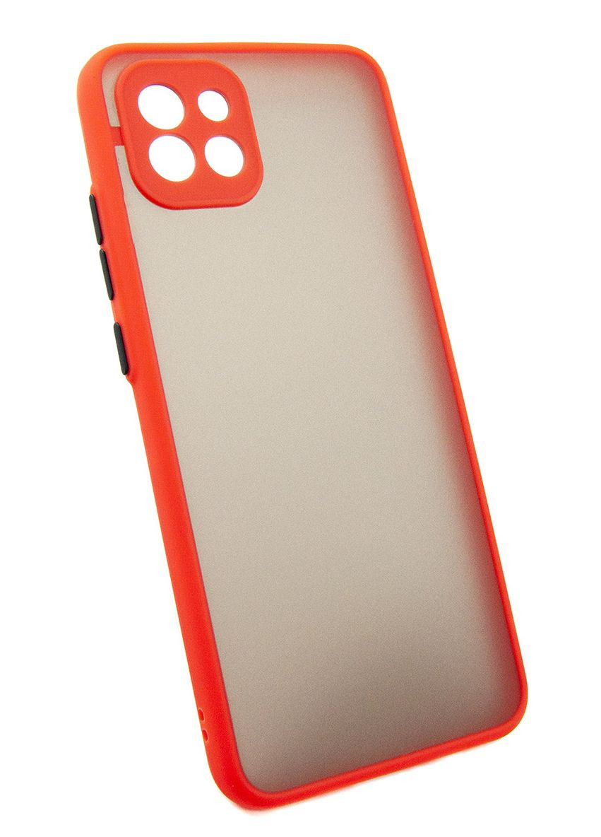 Чехол-накладка Matt для Samsung Galaxy A03 SM-A035 Red (DG-TPU-MATT-95) DENGOS (332979047)
