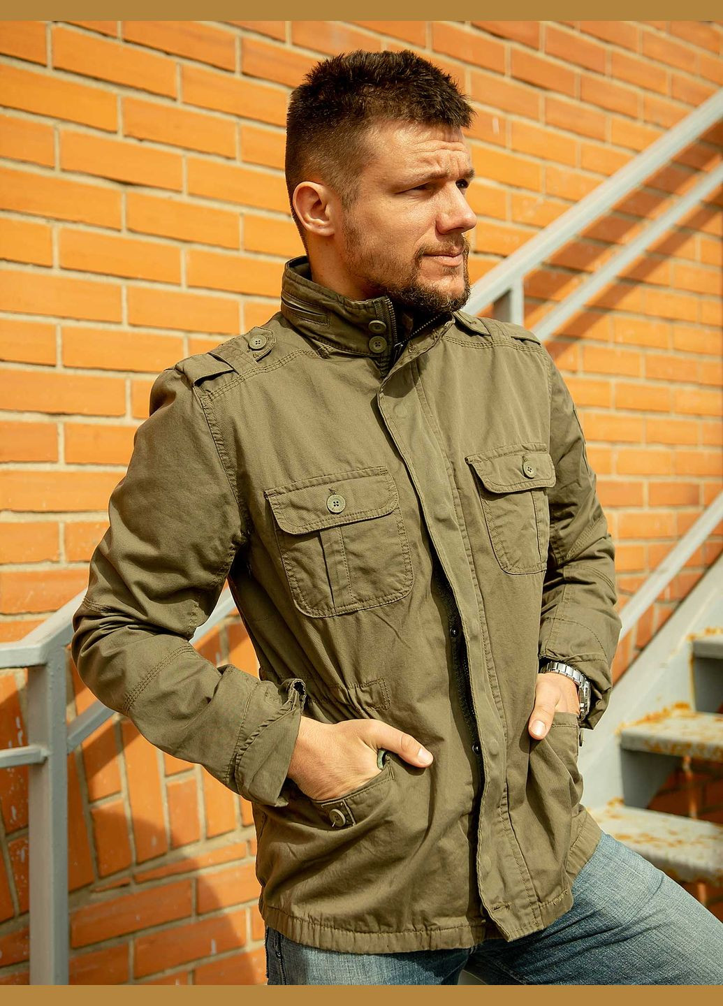 Куртка вінтажна SURPLUS DELTA BRITANNIA Olive No Brand (315836177)