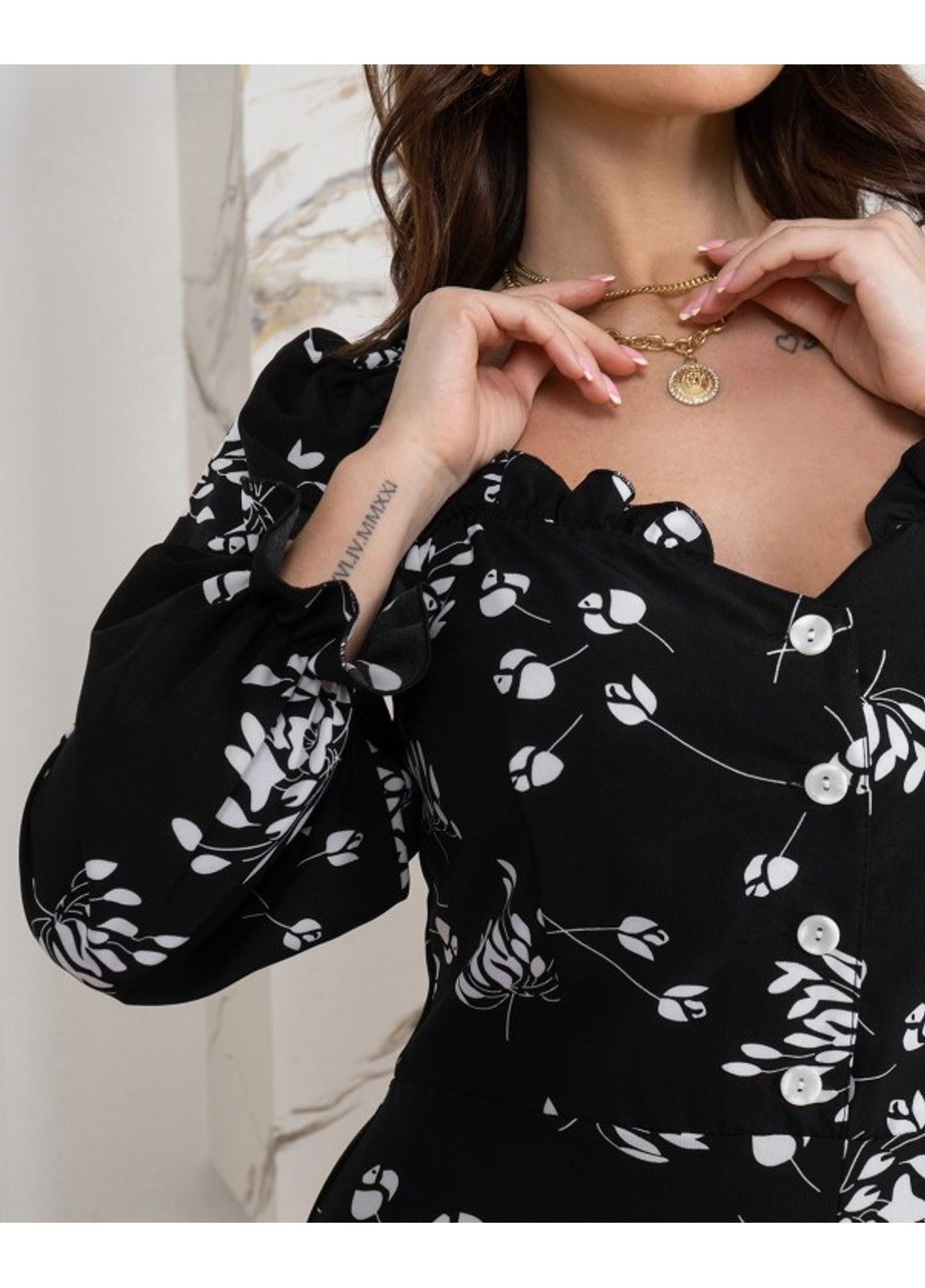 Черное повседневный платье sa-515 xl черный ISSA PLUS