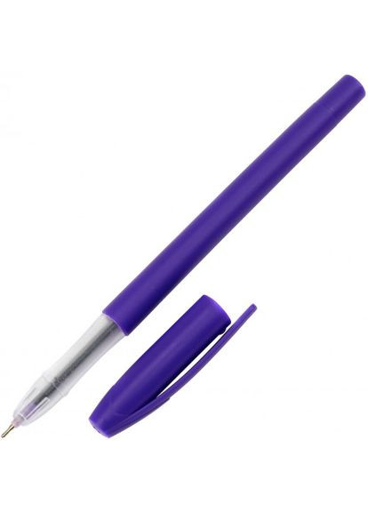 Ручка кулькова 7890PR Face pen 0,7мм фіолетова Radius (292707350)
