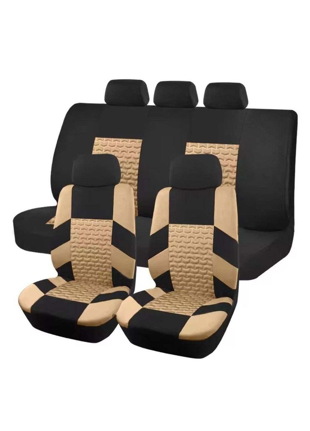 Авточехлы универсальные на сиденье, полный комплект No Brand (369475164)