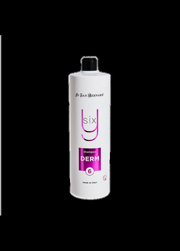 Шампунь для пошкодженої та подразненої шкіри тварин DERM SHAMPOO 6Y 1 л (8022767050274) Iv San Bernard (308894388)