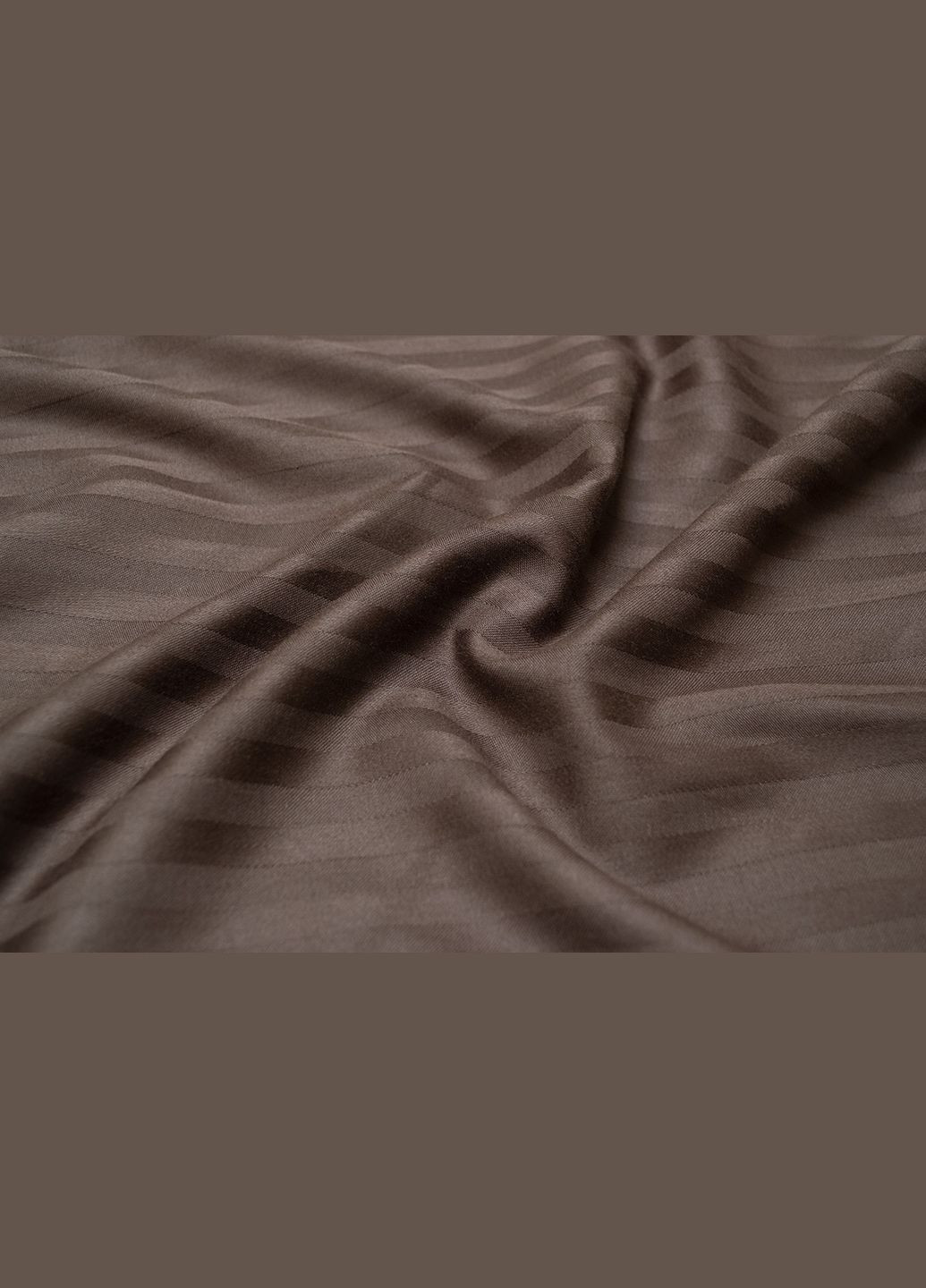 Простирадло Готель - Сатин Страйп 1*1 кави 240*260 Iris Home (305875569)