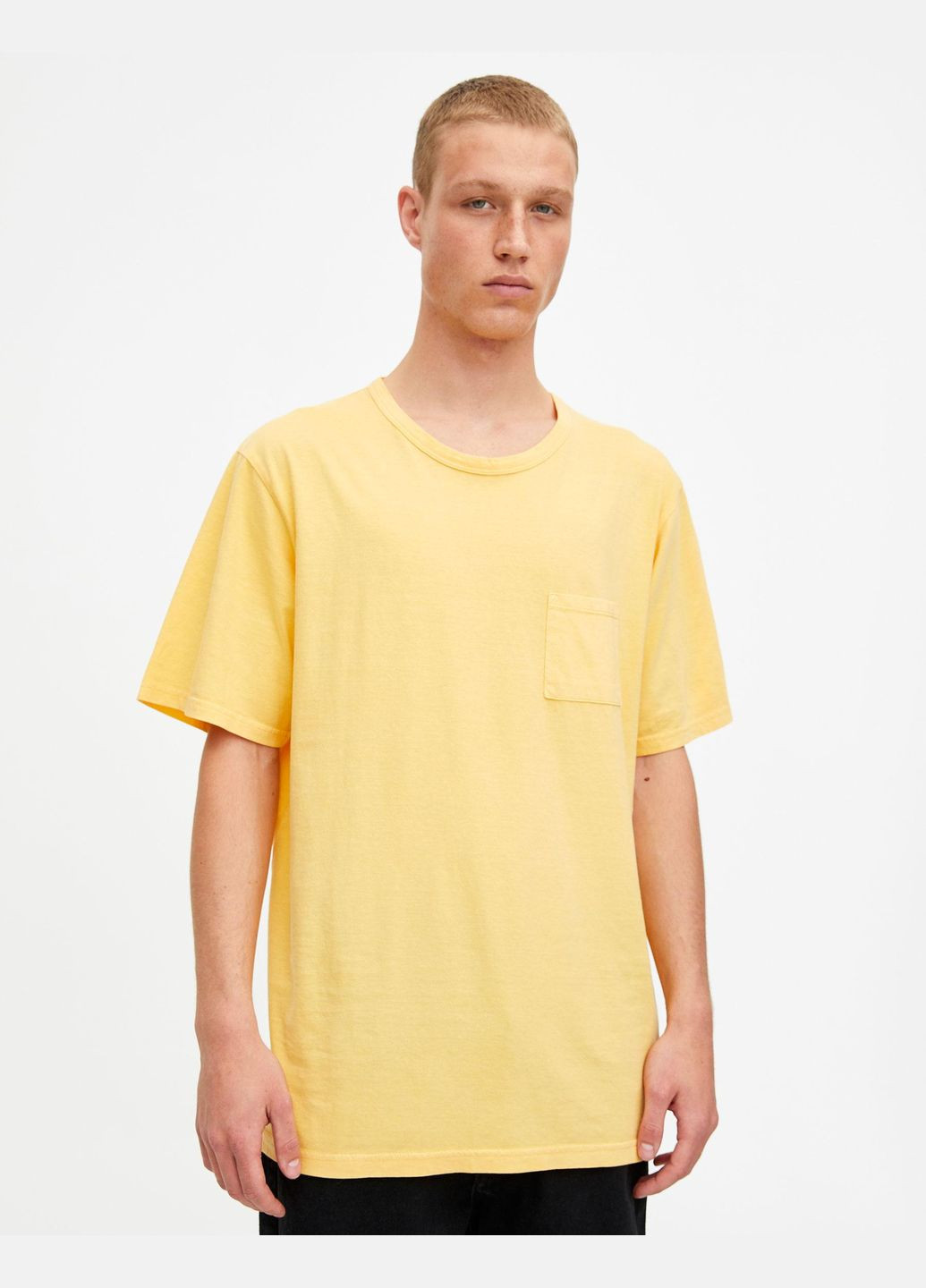 Желтая футболка,желтый, Pull & Bear