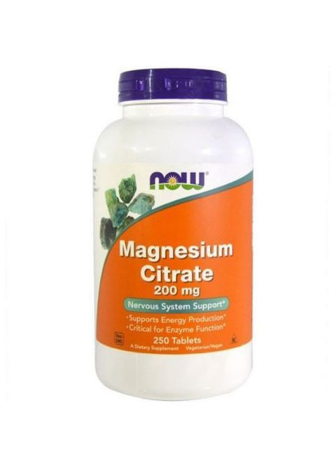 Magnesium Citrate 200 mg 250 Tabs Now Foods (362418688)
