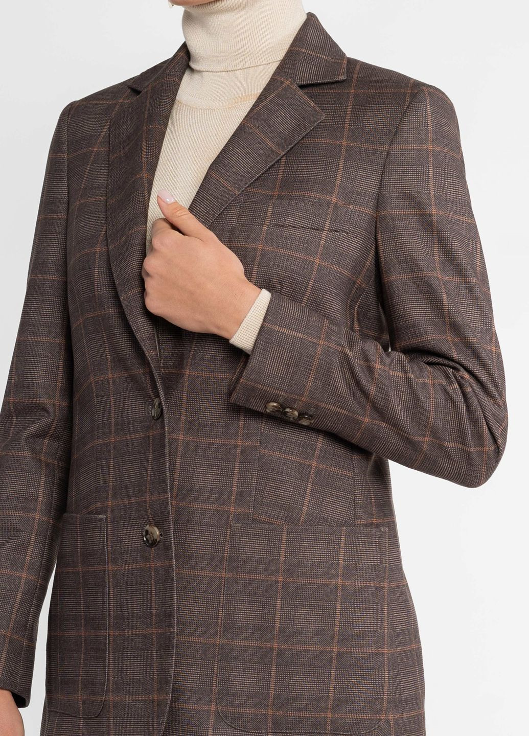 Коричневый женский жакет женский коричневый Arber - зимний