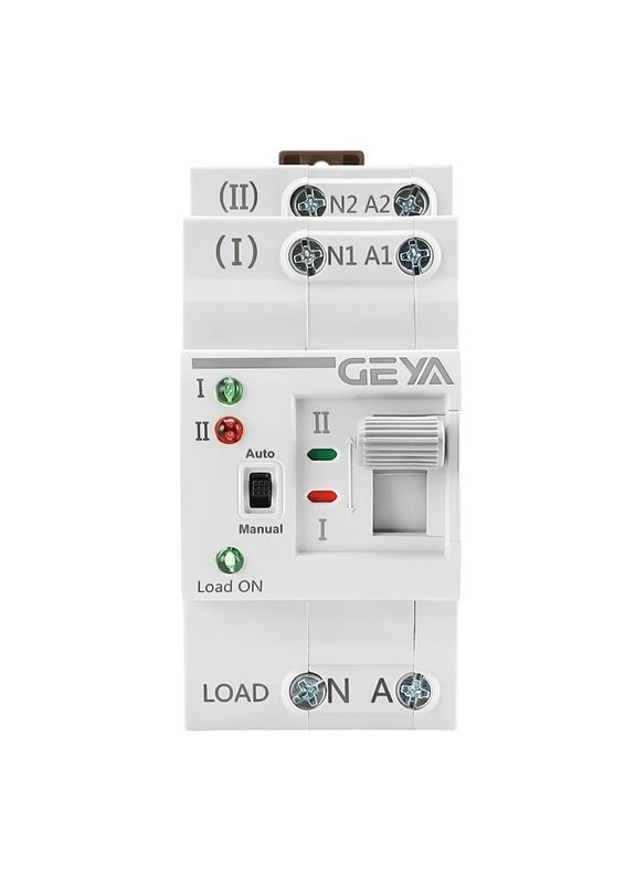 Автоматичний перемикач введення резерву G2R - 63А 2п (АВР)1-фазний GEYA (350881403)
