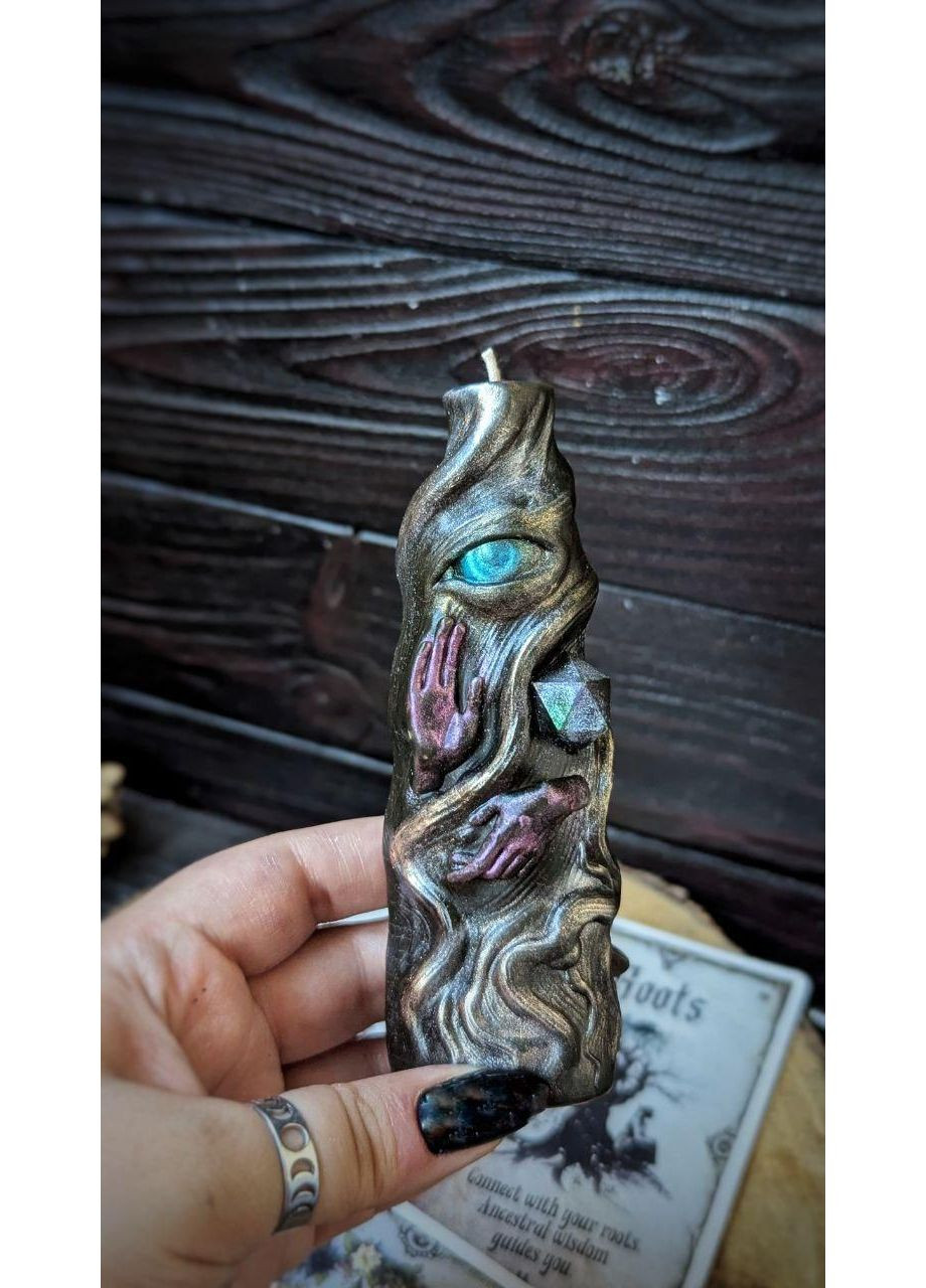 Свічка з бджолиного воску Око Артефакт No Brand (355313843)