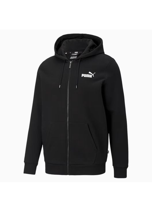 Толстовка Essentials Full-Zip Logo Men's Hoodie Puma (368801856)