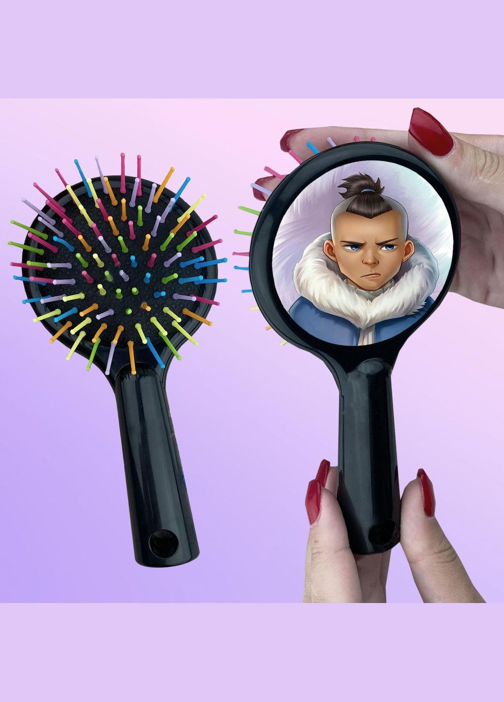 Расческа для волос Аниме Аватар #0027 черный No Brand (315041816)