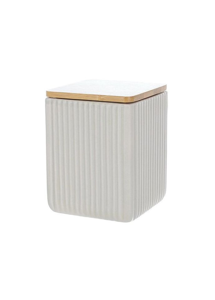 Банка керамічна Bona Di Scandi Beige 304-018 10х13 см 900 мл бежева BonaDi (335585918)