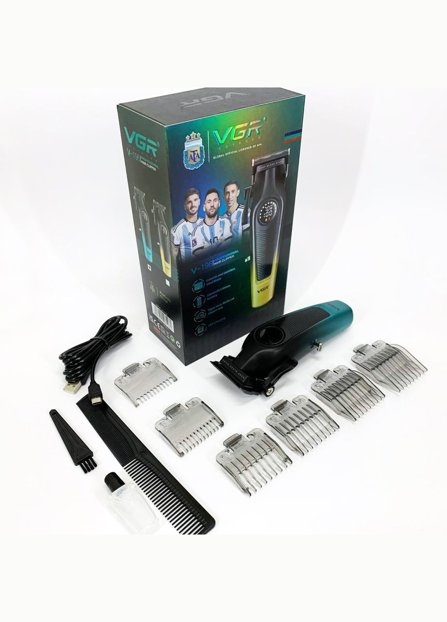 Акумуляторна машинка для стрижки V-196 GREEN VGR (364666058)