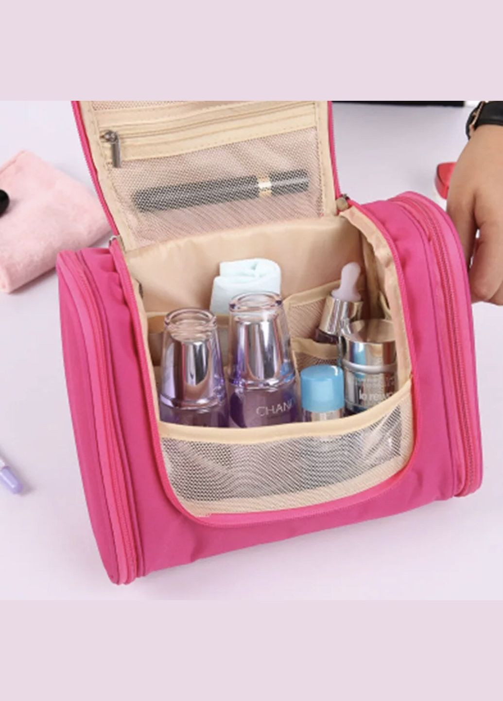 Дорожный органайзер косметичка подвесной раскладной No Brand (306555012)
