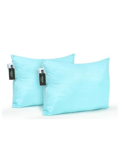 Ковдра Набір шовковий №1691 Eco Light Blue Ковдра 172х205 + подушки (2200002657105) Mirson Набор шелковый 1691 Eco Light Blue Одеяло 172х205+ (379099714)