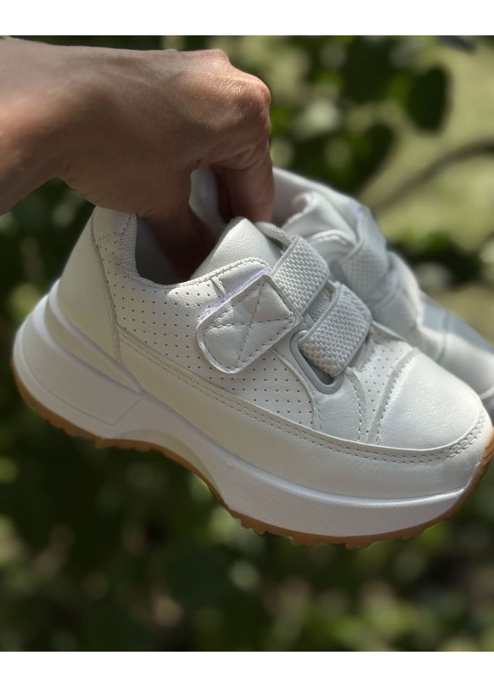 Комбіновані всесезонні кросівки дитячі на осінь bbh, білий No Brand