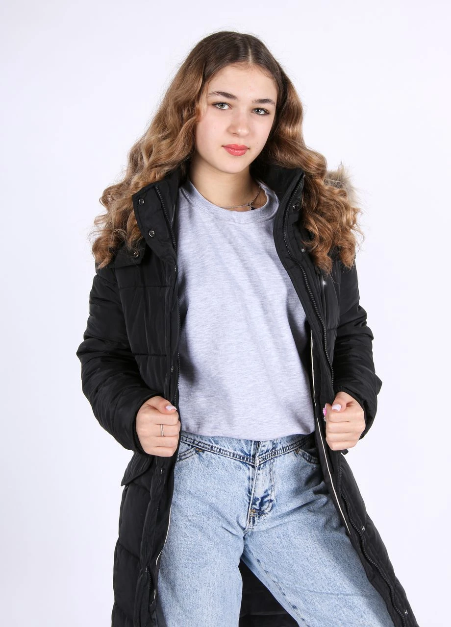 Черная демисезонная одежда женская куртка 270723 ов 1032489.xx.70 германия (р) Tom Tailor