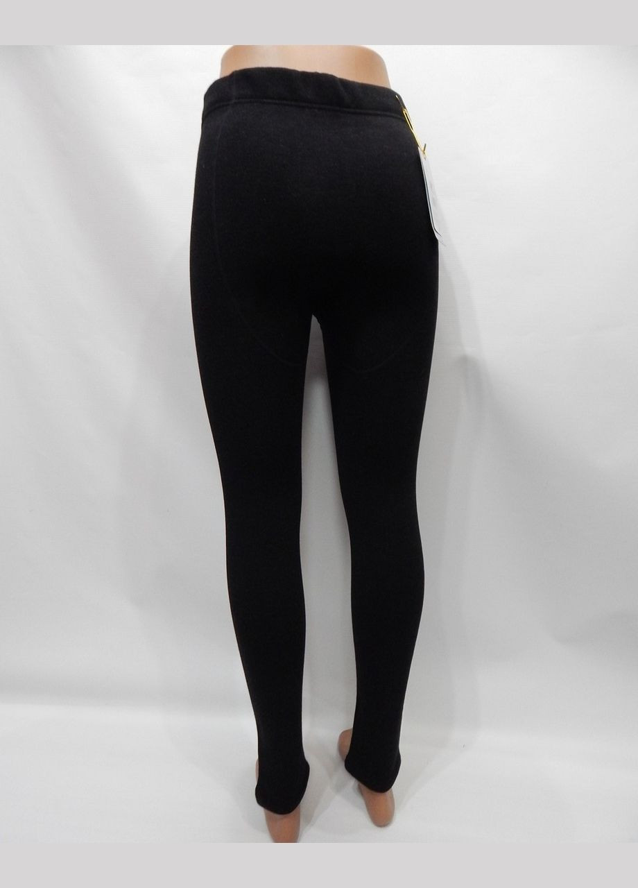 Черные зимние лосины гамаши женские плотные с мехом премиум класс термо (кашемир) 50-52 р.059дж Шугуан