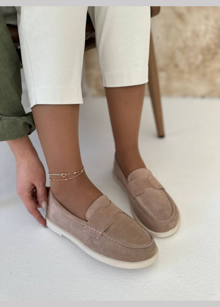 Жіночі анатомічні сліпони/лофери із замші No Brand слипон (322329114)