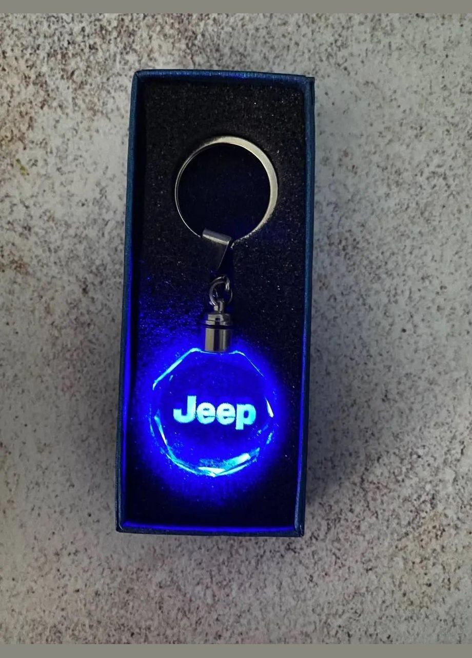 Брелок автомобильный Джип с подсветкой (Н051072) GF (332211304)