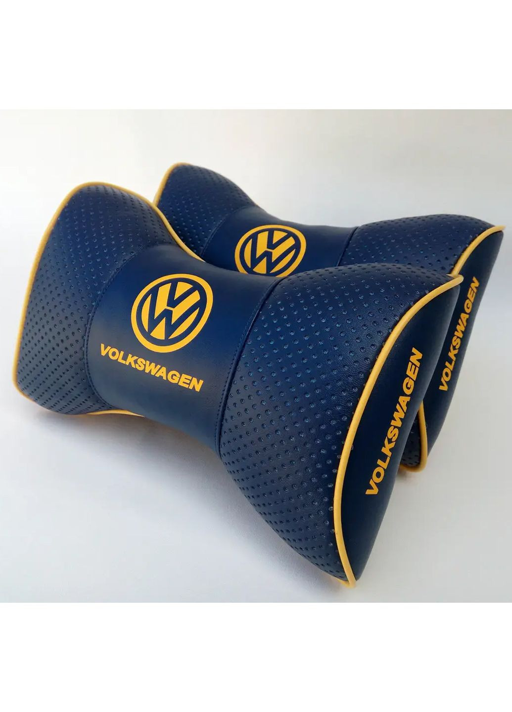 Подушка подголовник VOLKSWAGEN синий 2шт No Brand (360900843)