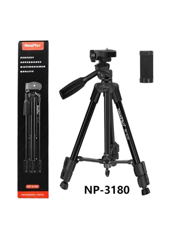 Штатив тренога NeePho для фото и видео 136 см с креплением для телефона и камеры алюминиевый Power (372459822)