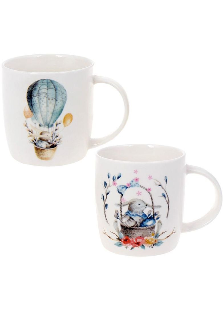 Кружка порцелянова "Зайка в кошику" 350мл Bona (330134635)