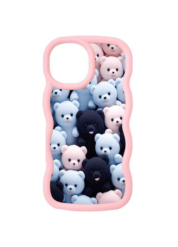 Чехол TPU Cloudy Pictures для iPhone 16 Pro (6.3") Bears No Brand (337179673)