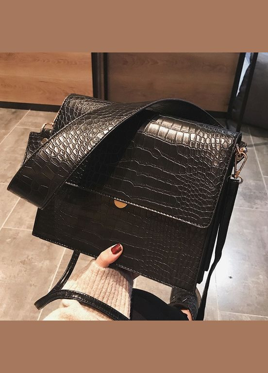 Женская мини сумка через плечо под рептилию, сумочка змеиная эко кожа модная No Brand (334730271)