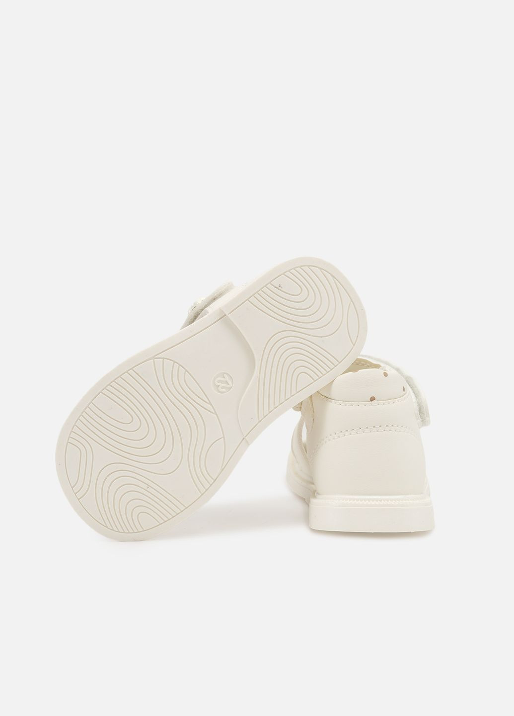 Белые босоножки для девочки, на каблуке цвет белый cb-00264548 Buddy Sheep