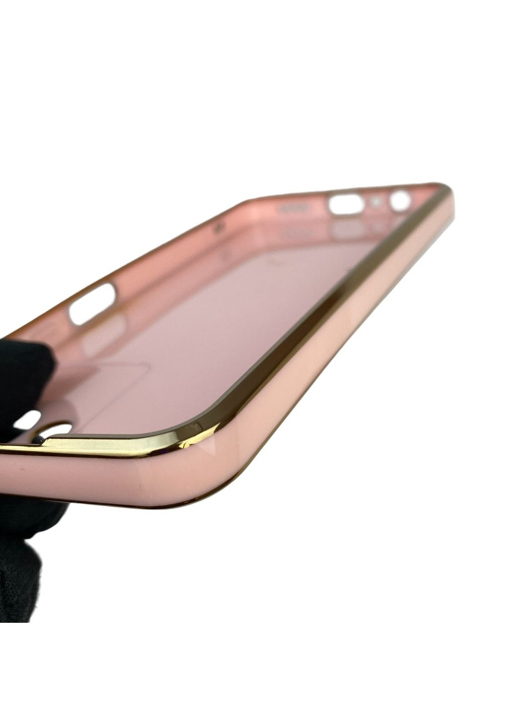 Чехол для C30S с защитой камеры с золотой окантовкой на реалми с30с пудровый gs1 Realme (366235888)