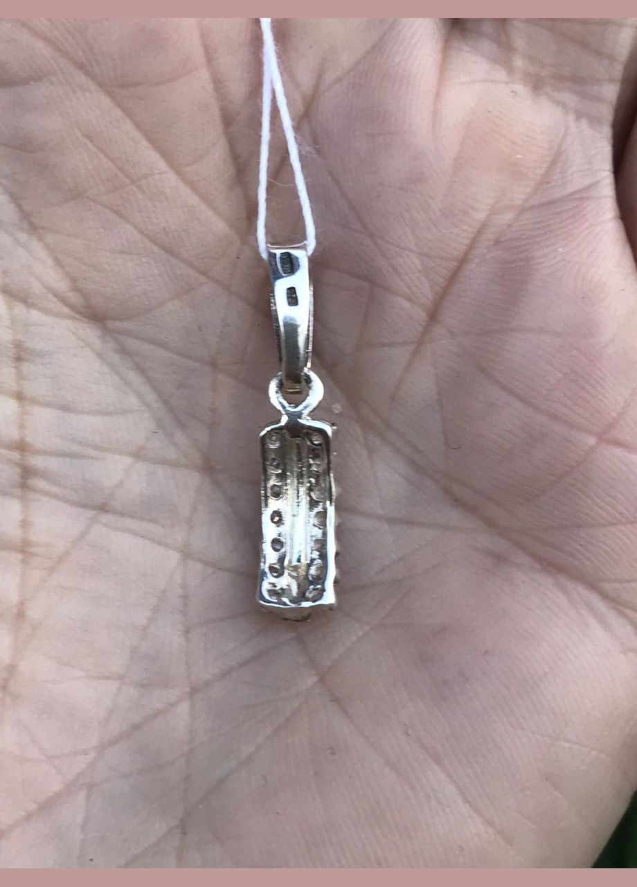 Підвіс срібний із золотом 0190.20 No Brand (316397579)