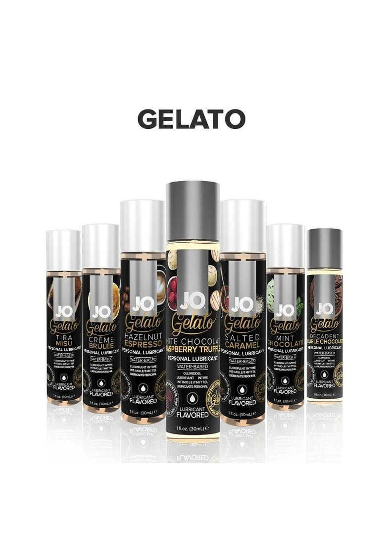 Съедобная смазка на водной основе белый шоколад с малиной GELATO White Chocolate Raspberry (120 мл) System JO (315015205)