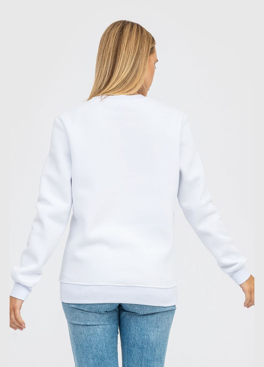 Белый свитшот женский белый облегченный u0302 RAY однотонный (300568844)