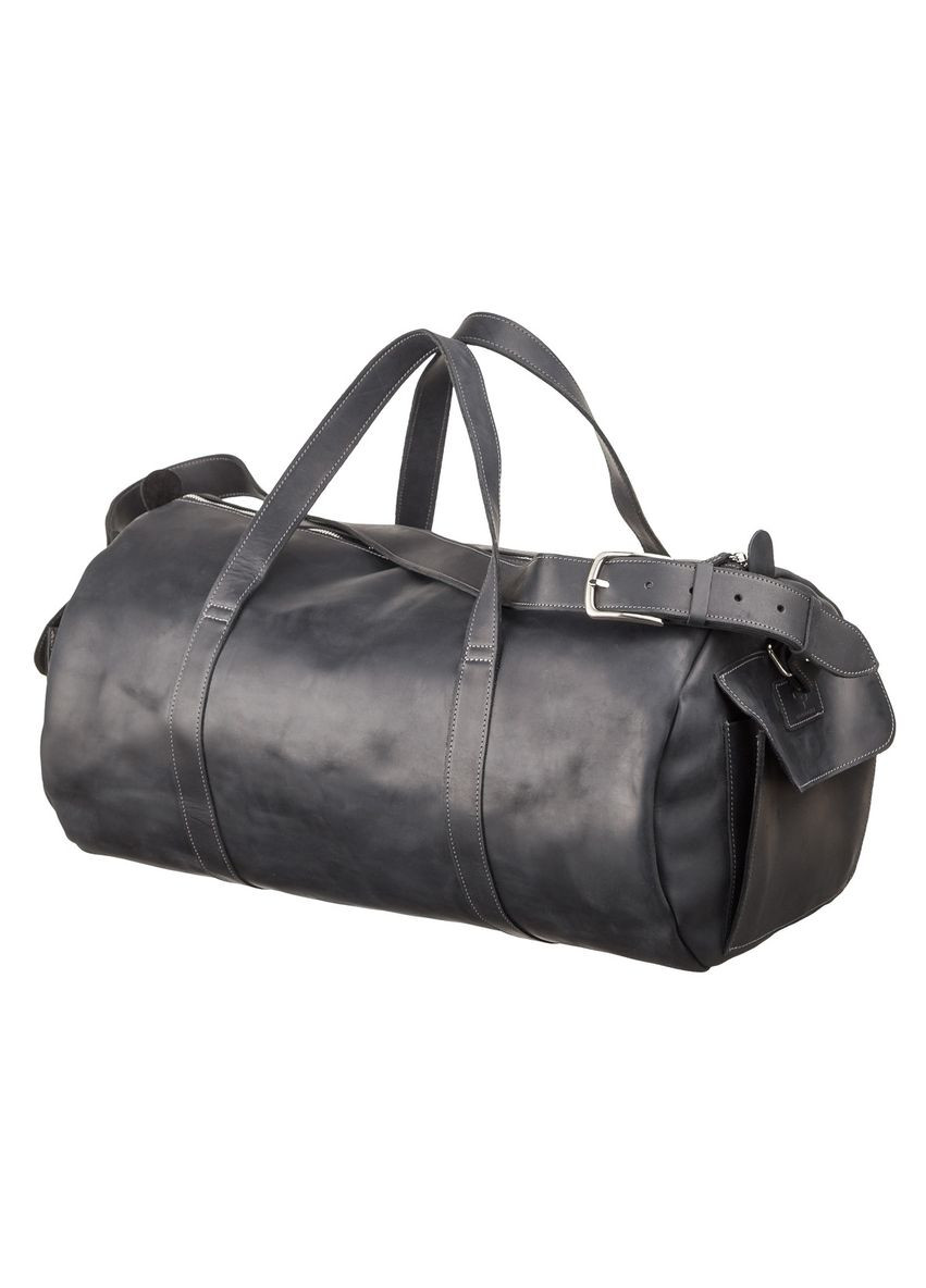 Сумка дорожная 11046 из винтажной кожи Черная Grande Pelle (297129697)